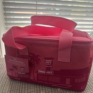 Trader Joe's Pink Mini Insulated Bag